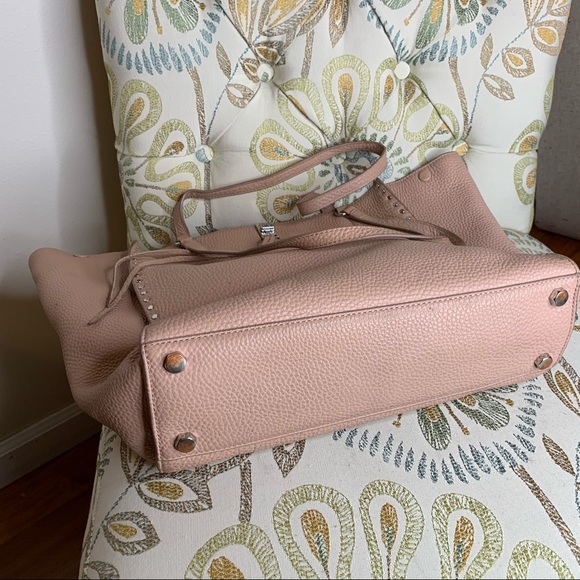 Rebecca Minkoff Large Beige Studded Tote Bag - Picture 4 of 7